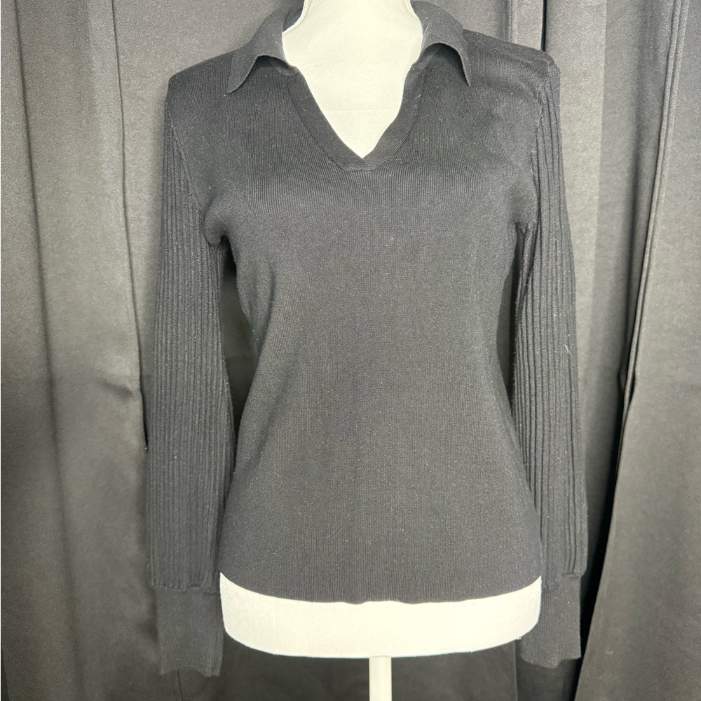 Calvin Klein Black V-Neck Sweater